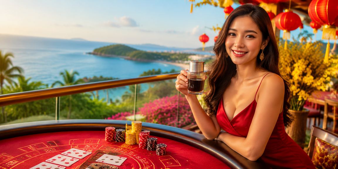 Bàn baccarat tại Phú Quốc với không khí sòng bài chuyên nghiệp