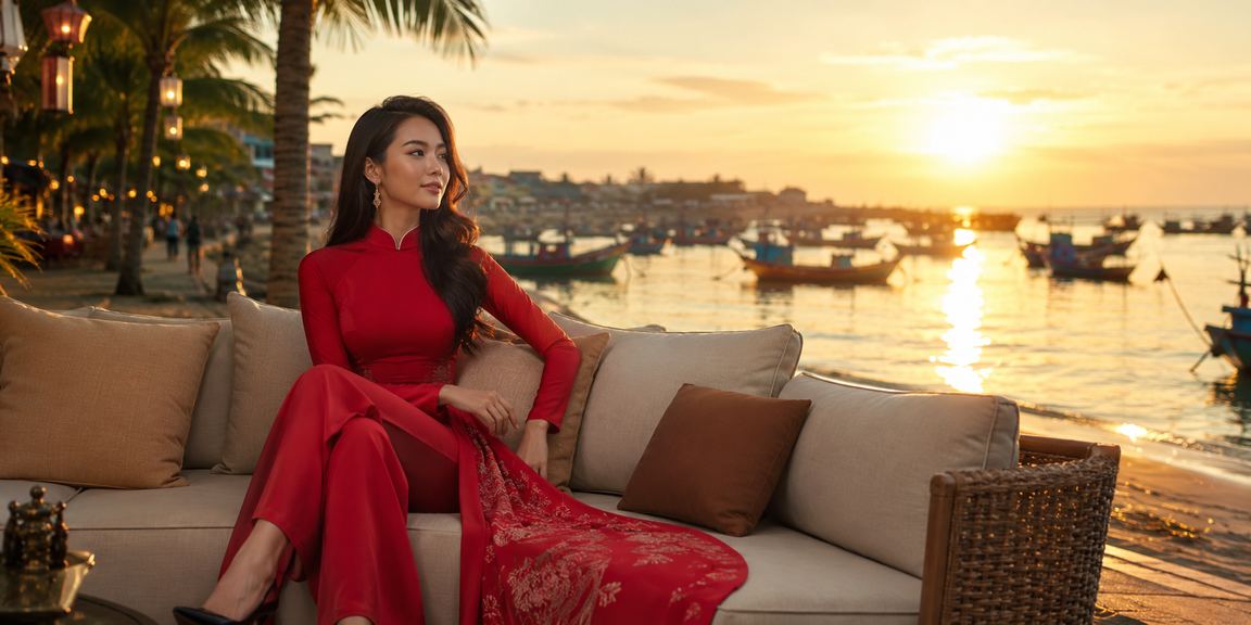 Phụ nữ Sài Gòn mặc áo dài tham gia nạp tiền và nhận thưởng trên nền tảng casino trực tuyến